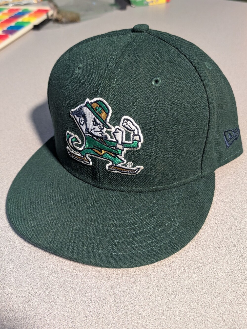 Notre Dame Fighting Irish NCAA New Era 59FIFTY 5950 Fitted Hat Cap 7 3/4